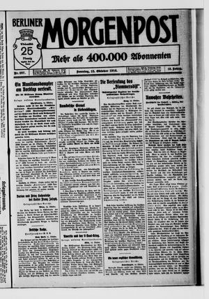 Berliner Morgenpost on Oct 15, 1916