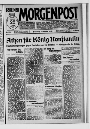 Berliner Morgenpost vom 19.10.1916