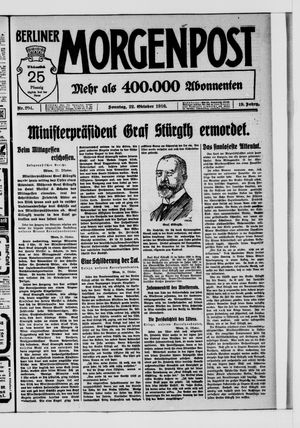 Berliner Morgenpost on Oct 22, 1916