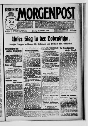 Berliner Morgenpost vom 23.10.1916