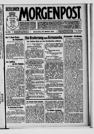 Berliner Morgenpost vom 26.10.1916