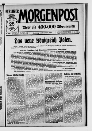 Berliner Morgenpost vom 05.11.1916