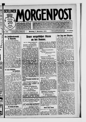 Berliner Morgenpost vom 07.11.1916