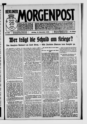 Berliner Morgenpost vom 10.11.1916