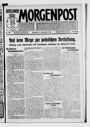 Berliner Morgenpost vom 14.11.1916