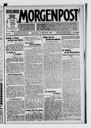 Berliner Morgenpost vom 18.11.1916