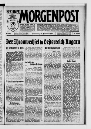 Berliner Morgenpost vom 23.11.1916