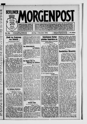 Berliner Morgenpost vom 01.12.1916