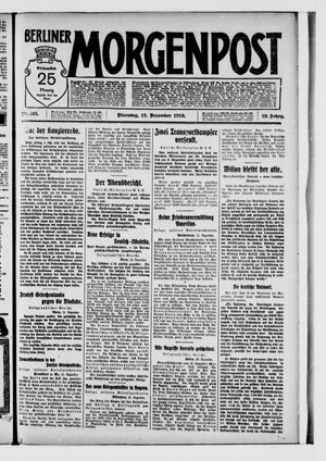 Berliner Morgenpost vom 12.12.1916