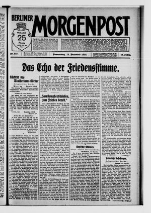 Berliner Morgenpost vom 14.12.1916