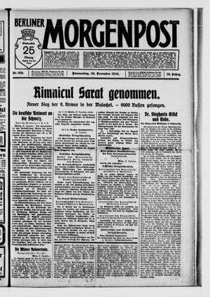 Berliner Morgenpost vom 28.12.1916