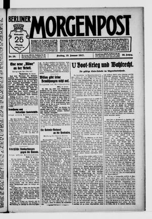 Berliner Morgenpost vom 19.01.1917