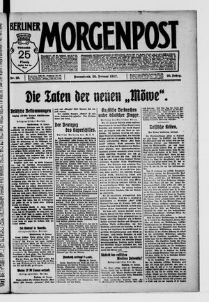 Berliner Morgenpost vom 20.01.1917