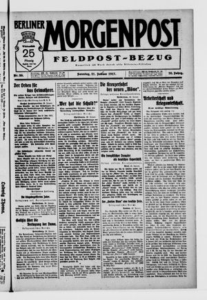 Berliner Morgenpost on Jan 21, 1917