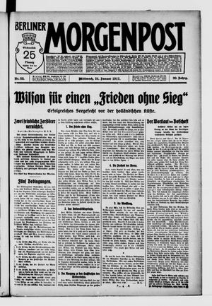 Berliner Morgenpost vom 24.01.1917