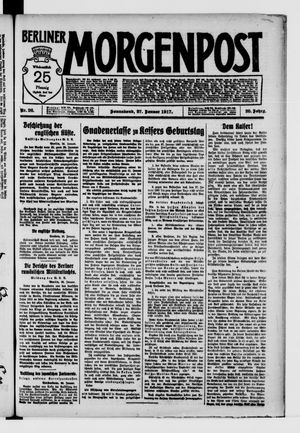 Berliner Morgenpost vom 27.01.1917