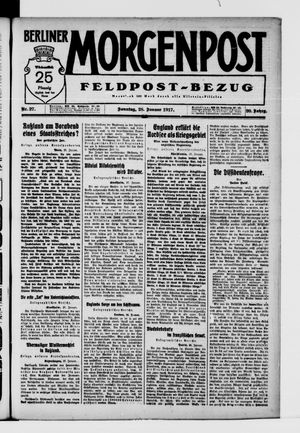 Berliner Morgenpost vom 28.01.1917