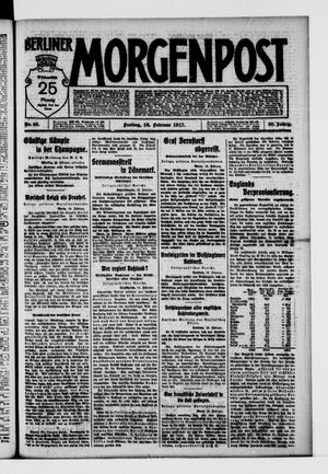 Berliner Morgenpost vom 16.02.1917