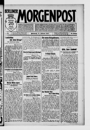 Berliner Morgenpost vom 21.02.1917