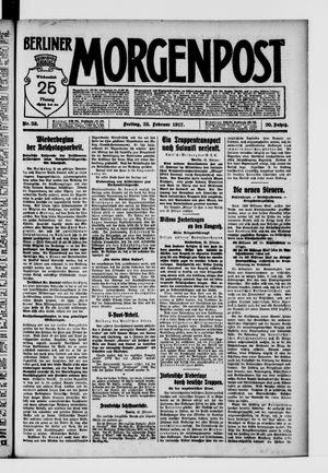 Berliner Morgenpost vom 23.02.1917