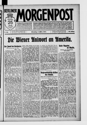 Berliner Morgenpost on Mar 6, 1917