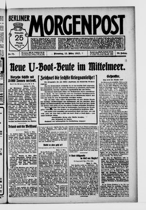 Berliner Morgenpost vom 13.03.1917