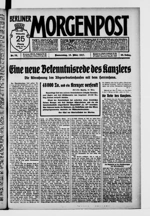Berliner Morgenpost vom 15.03.1917