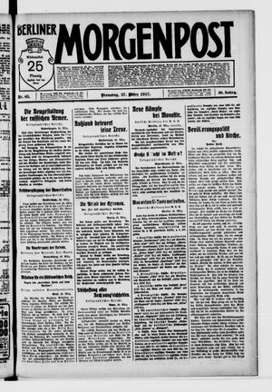 Berliner Morgenpost vom 27.03.1917