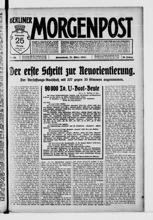 Berliner Morgenpost vom 31.03.1917