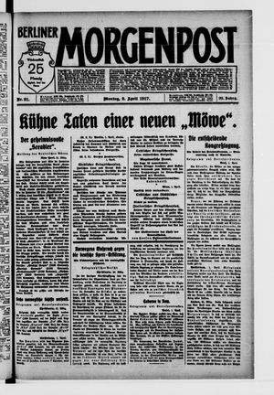 Berliner Morgenpost vom 02.04.1917