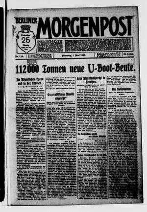 Berliner Morgenpost vom 01.05.1917