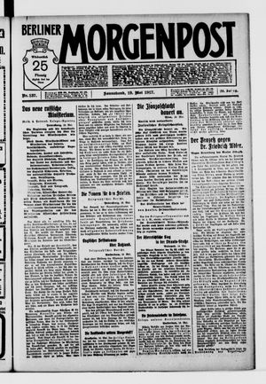 Berliner Morgenpost vom 19.05.1917