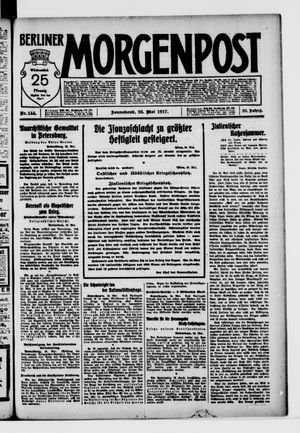 Berliner Morgenpost vom 26.05.1917