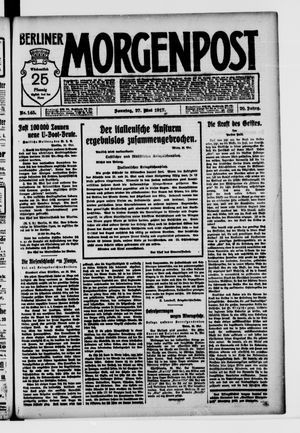 Berliner Morgenpost vom 27.05.1917