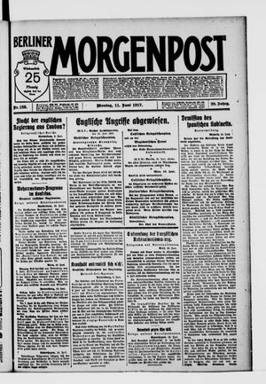 Berliner Morgenpost vom 11.06.1917