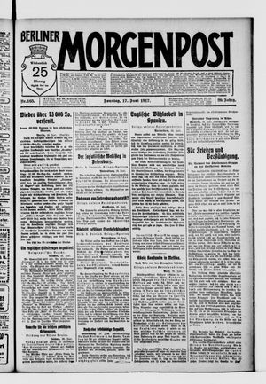 Berliner Morgenpost vom 17.06.1917