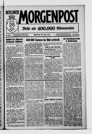 Berliner Morgenpost vom 20.06.1917
