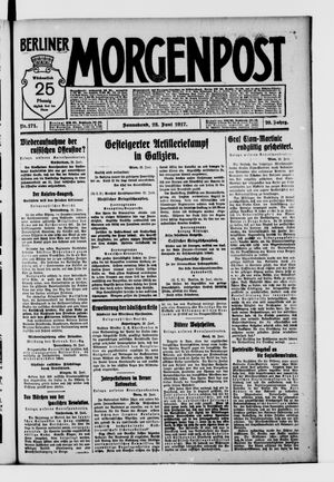 Berliner Morgenpost on Jun 23, 1917