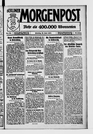Berliner Morgenpost vom 24.06.1917