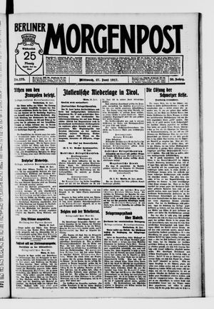 Berliner Morgenpost vom 27.06.1917
