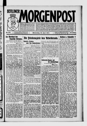 Berliner Morgenpost vom 28.06.1917