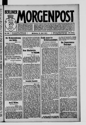 Berliner Morgenpost vom 18.07.1917