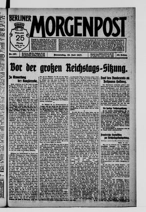Berliner Morgenpost vom 19.07.1917