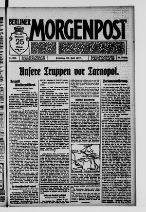 Berliner Morgenpost vom 22.07.1917