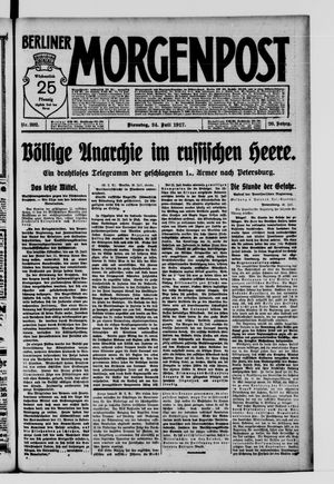 Berliner Morgenpost vom 24.07.1917