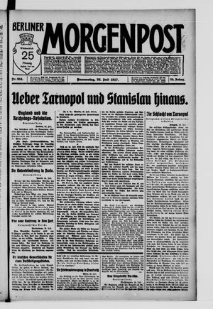 Berliner Morgenpost vom 26.07.1917