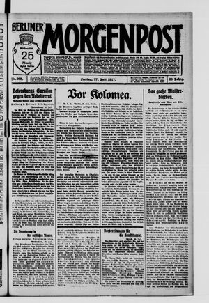 Berliner Morgenpost vom 27.07.1917
