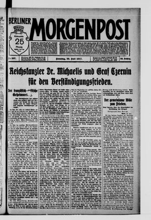 Berliner Morgenpost vom 29.07.1917