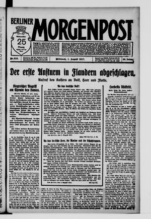 Berliner Morgenpost vom 01.08.1917