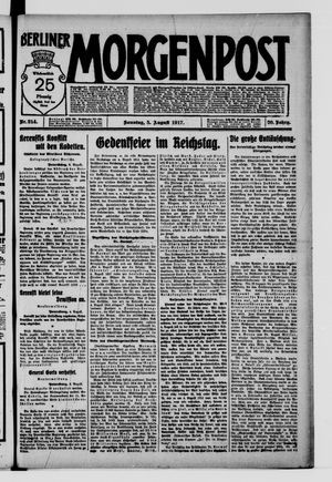 Berliner Morgenpost vom 05.08.1917